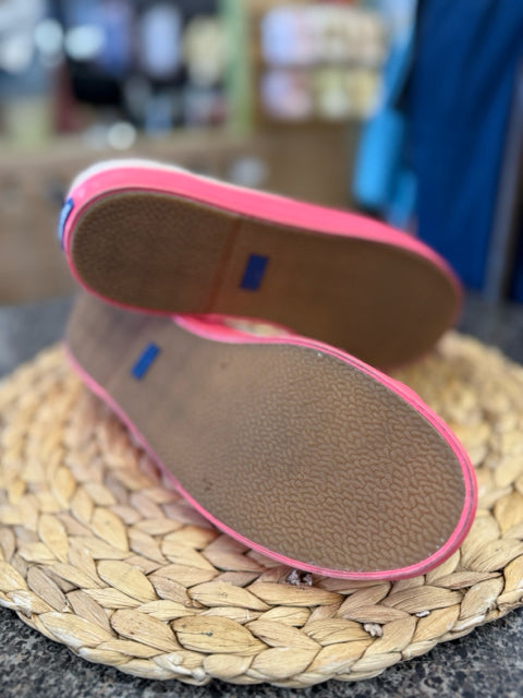 Pre-owned KEDS Gold Hot Pink Size 9.5 Sneaker