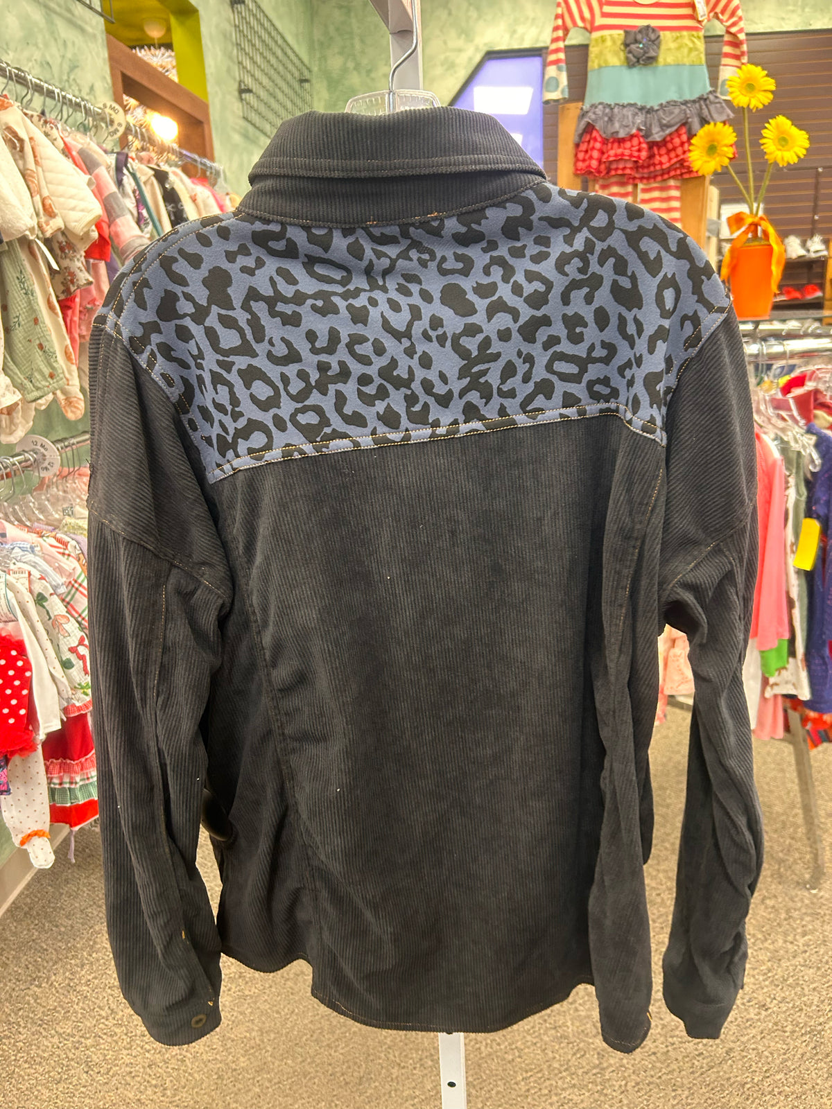 New with Tag UMGEE Navy Blue Size L Long Sleeve Shacket