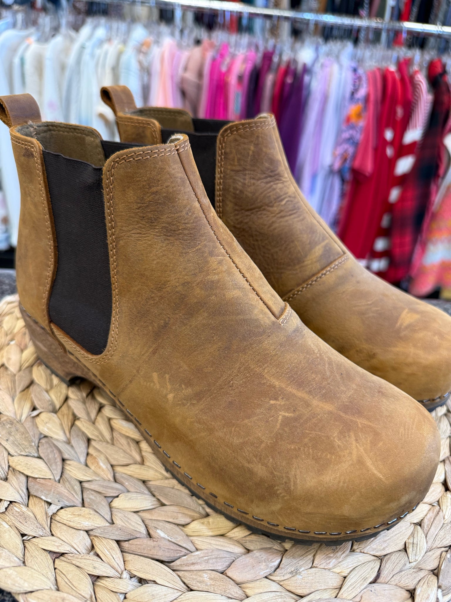 Pre-owned SANITA Brown Size 9 Designer Boot