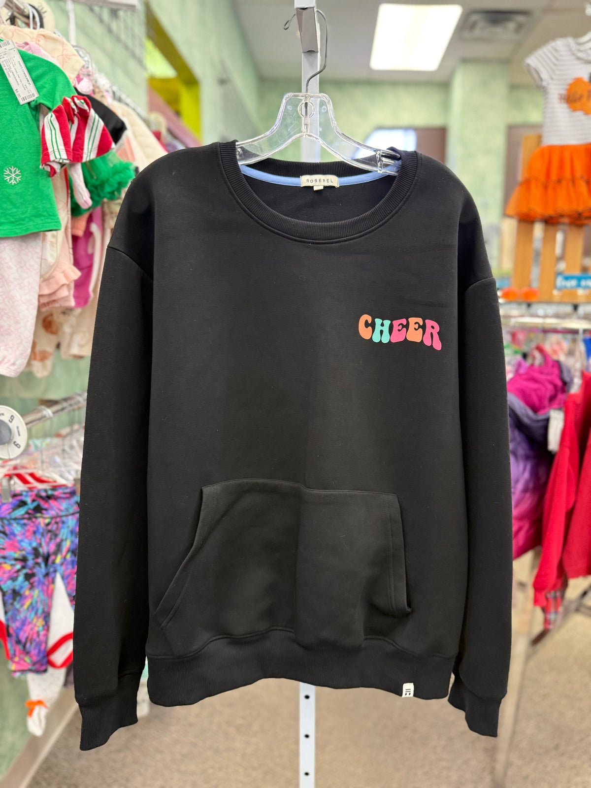 Pre-owned Roserel Black Size XL Long Sleeve Sweatshirt