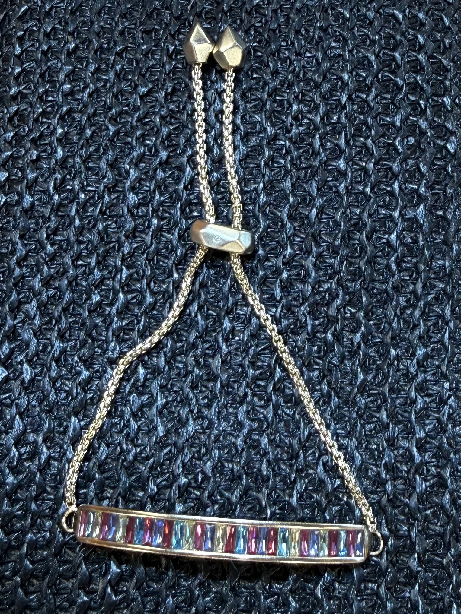 Pre-owned KENDRA SCOTT Gold Multi Designer Bracelet