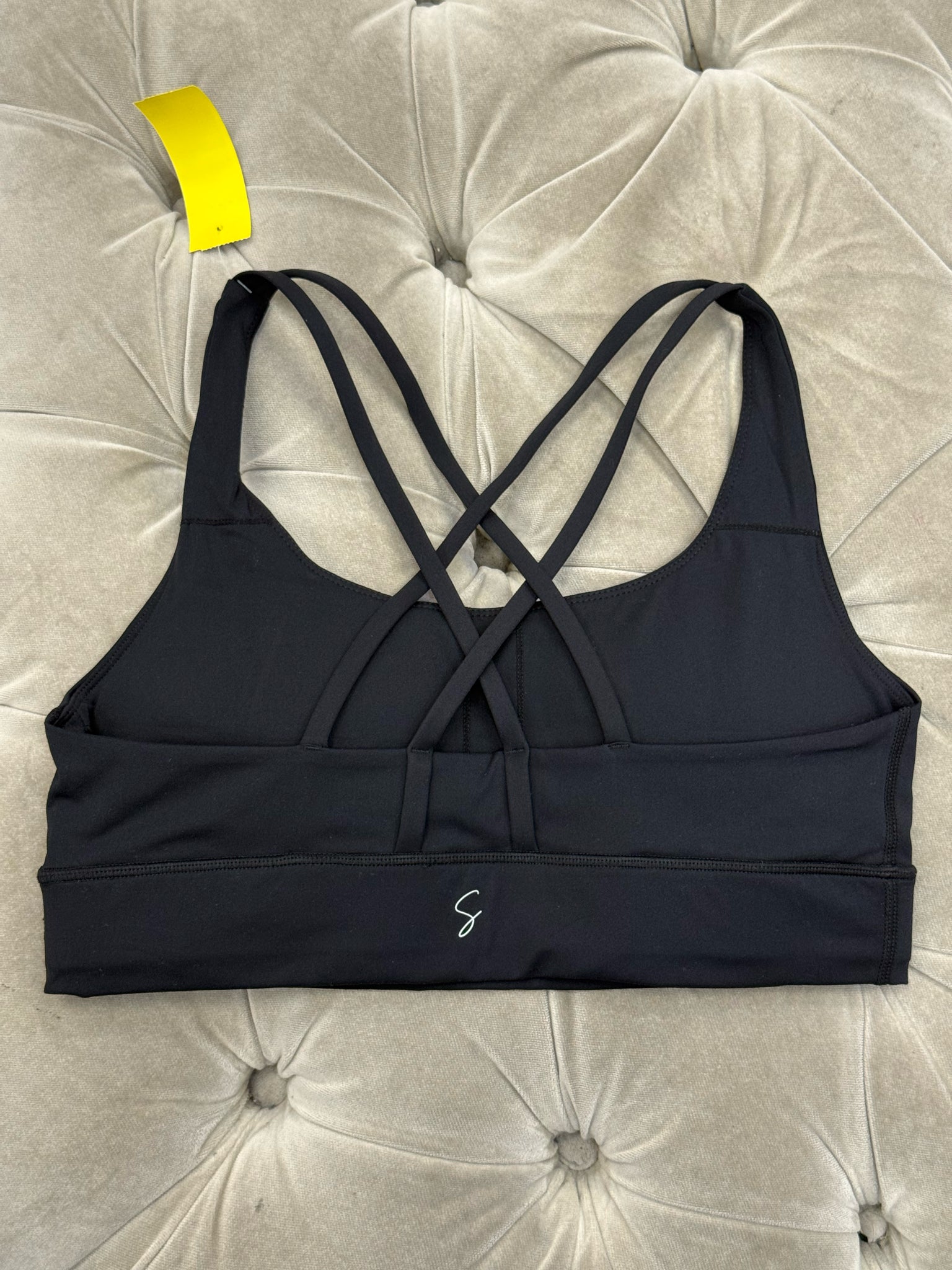 Pre-owned SSYS Black Size L Sports Bra