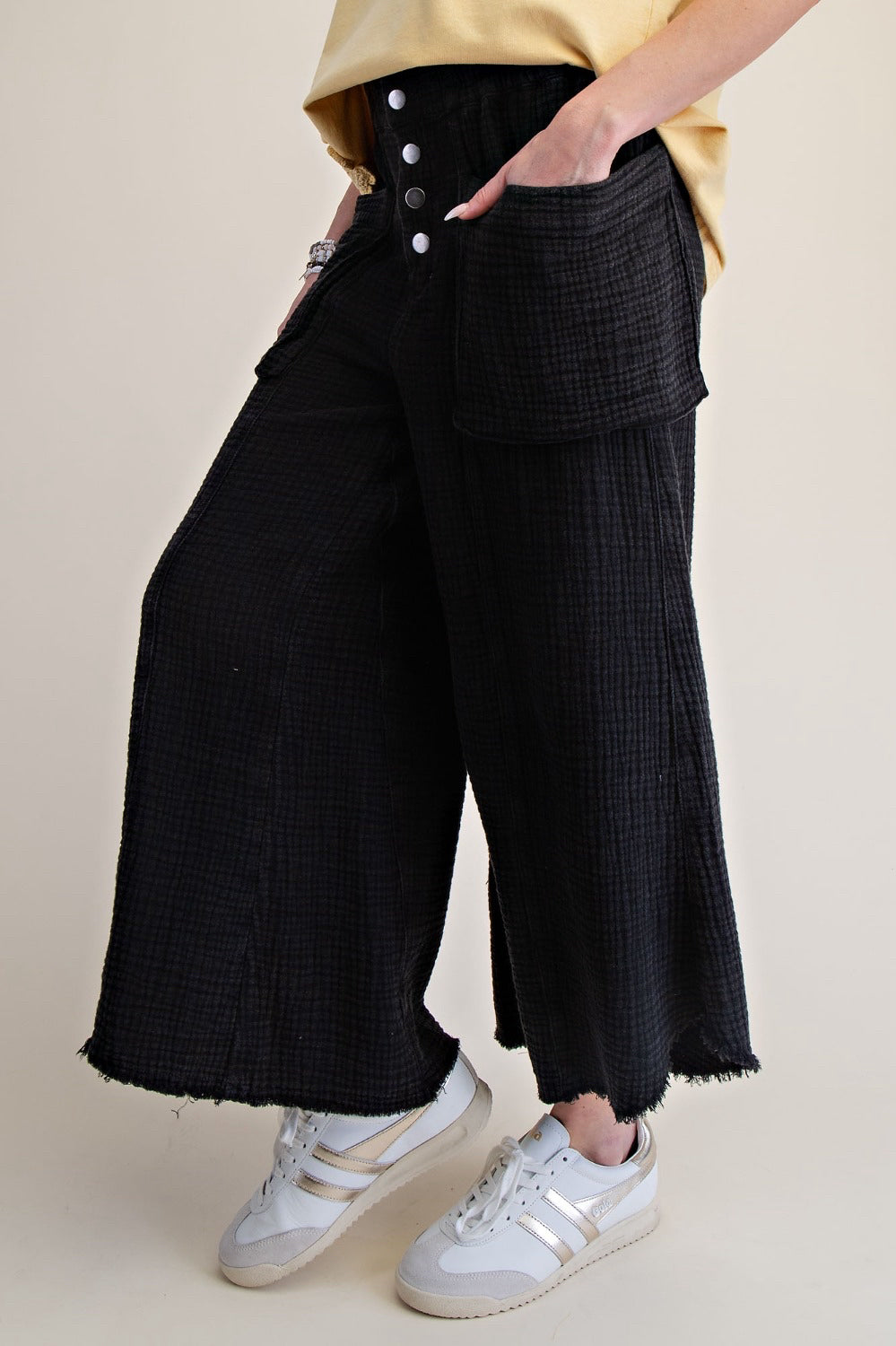 New EASEL Black Size Small Pants
