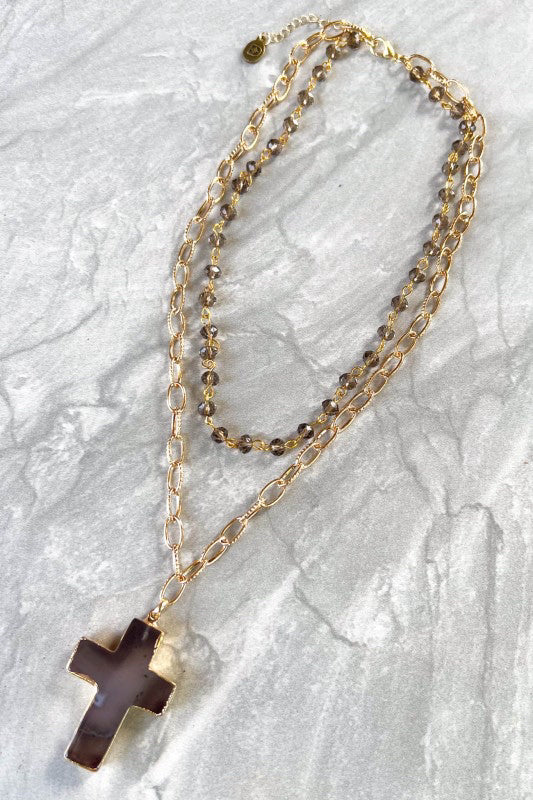 New with Tag DYLAN Purple Gold Necklace