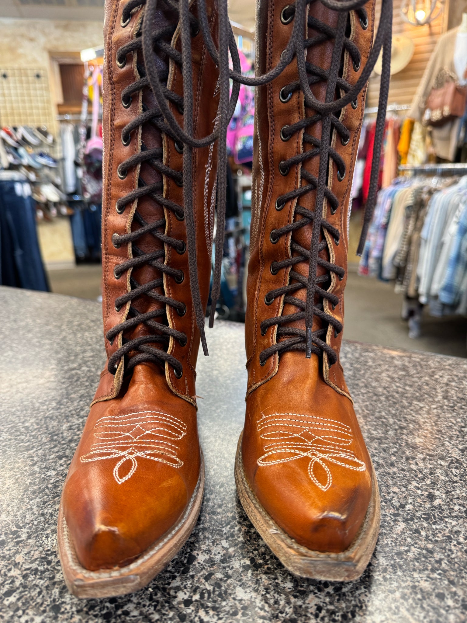 Pre-owned FREEBIRD Brown Size 8 Designer Boot