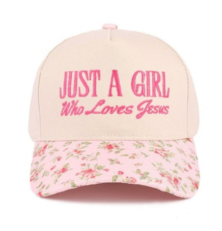 New Zenana Pink floral Cap