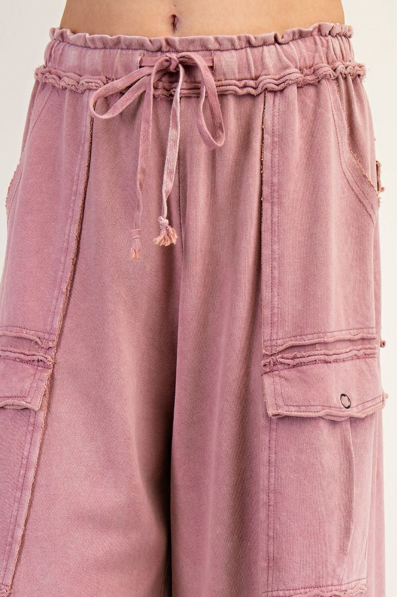 New EASEL Faded Plum Size Large Pants