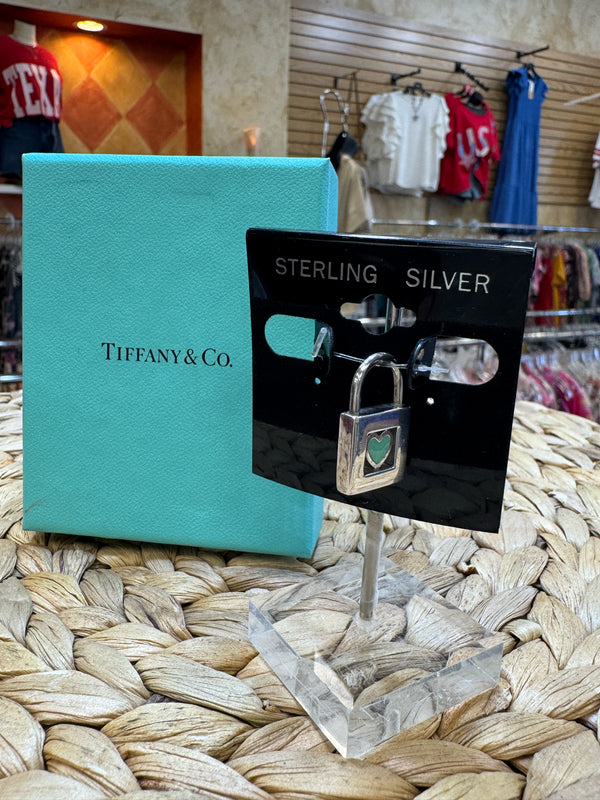 Pre-owned TIFFANY & CO Silver Blue Designer Charm