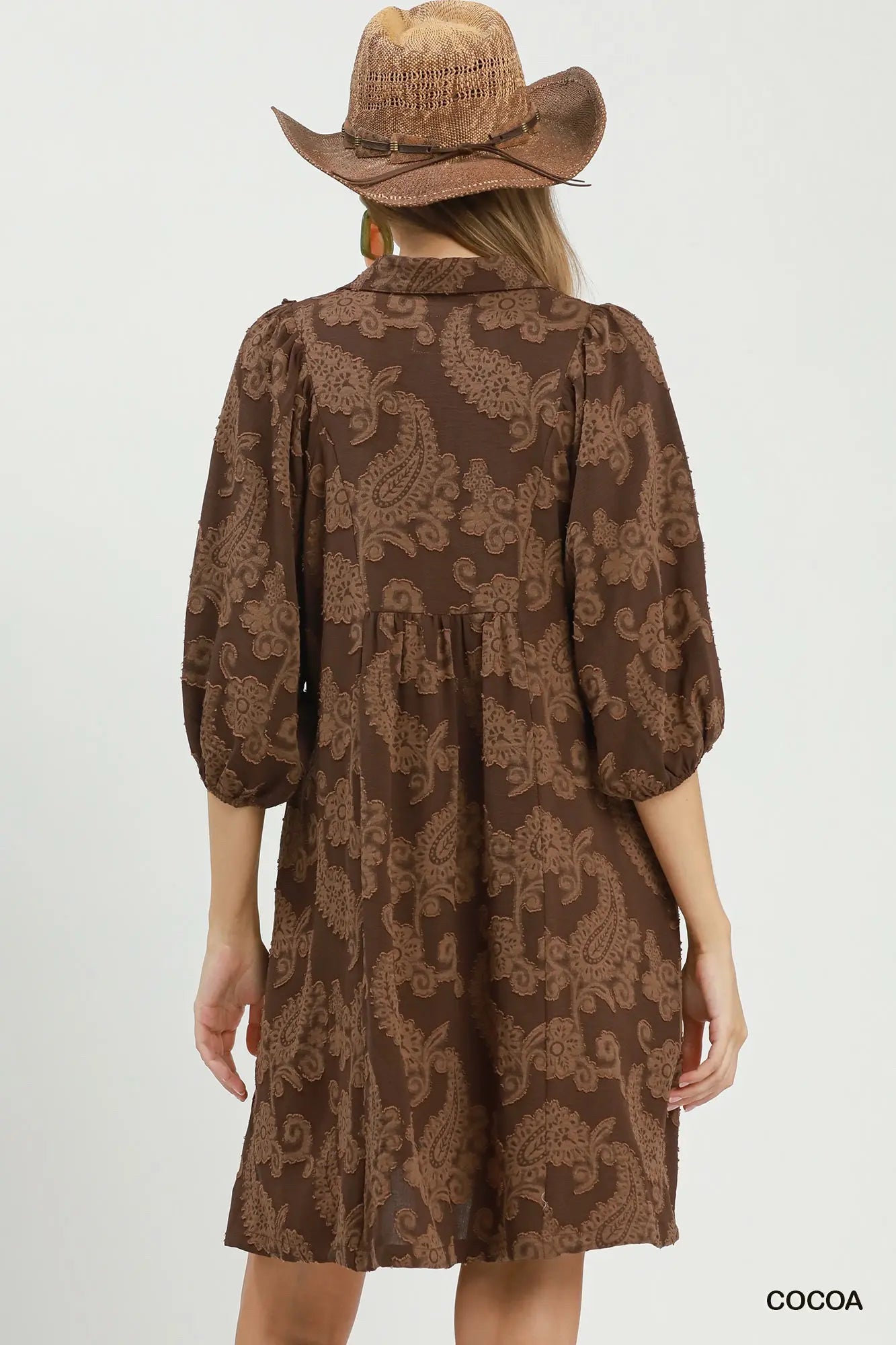New UMGEE Brown Size Small Short Sleeve Dress