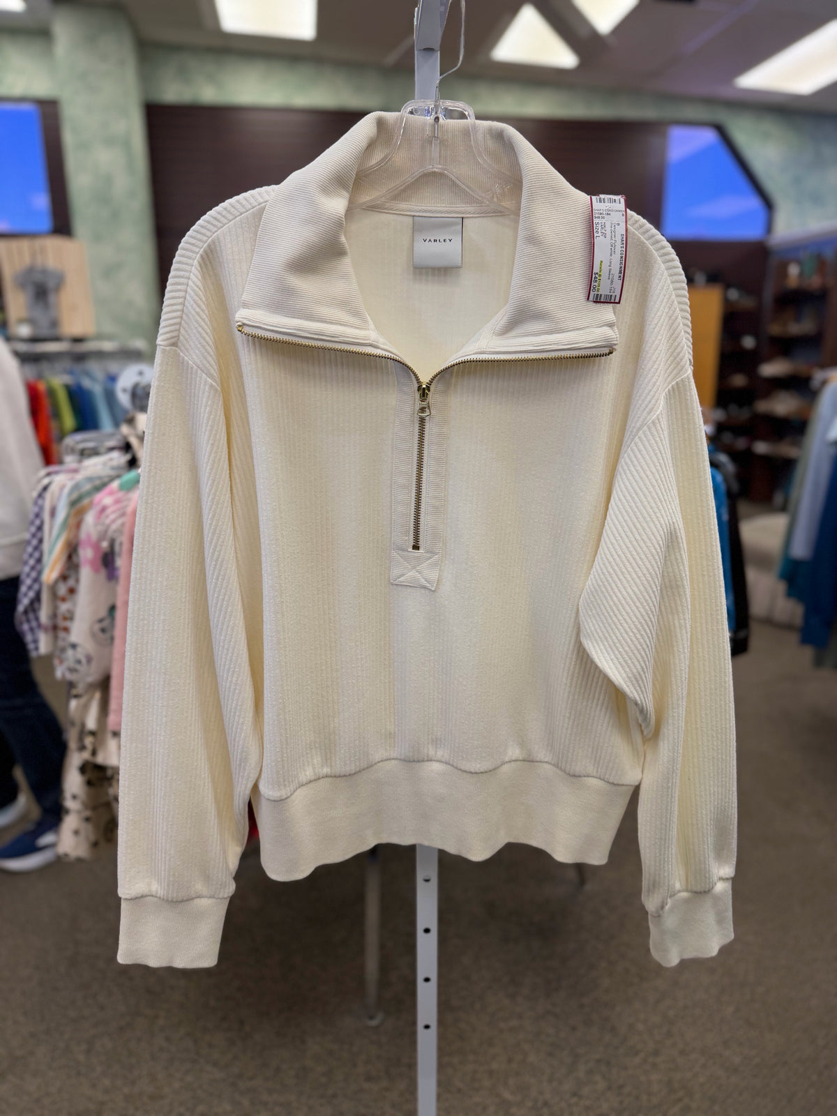 Pre-owned VARLEY Off white Size: L Long Sleeve Designer Pullover