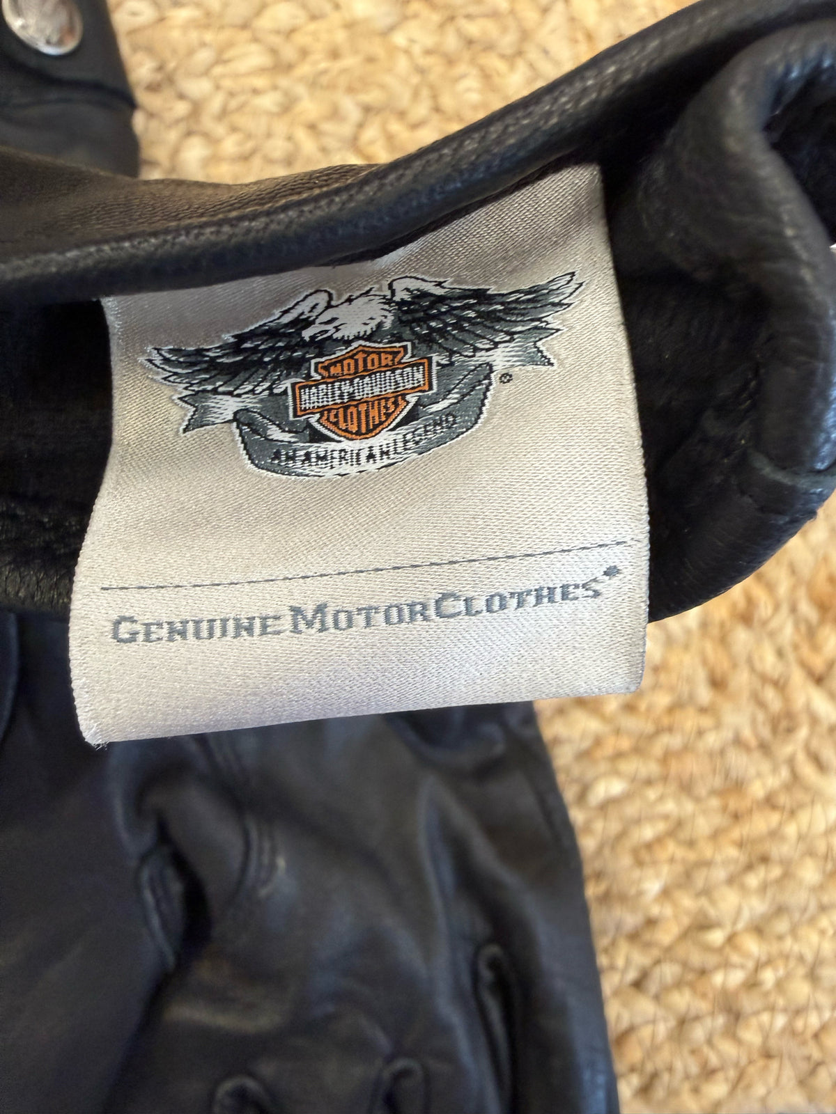 New with Tag Harley Davidson Black Gloves