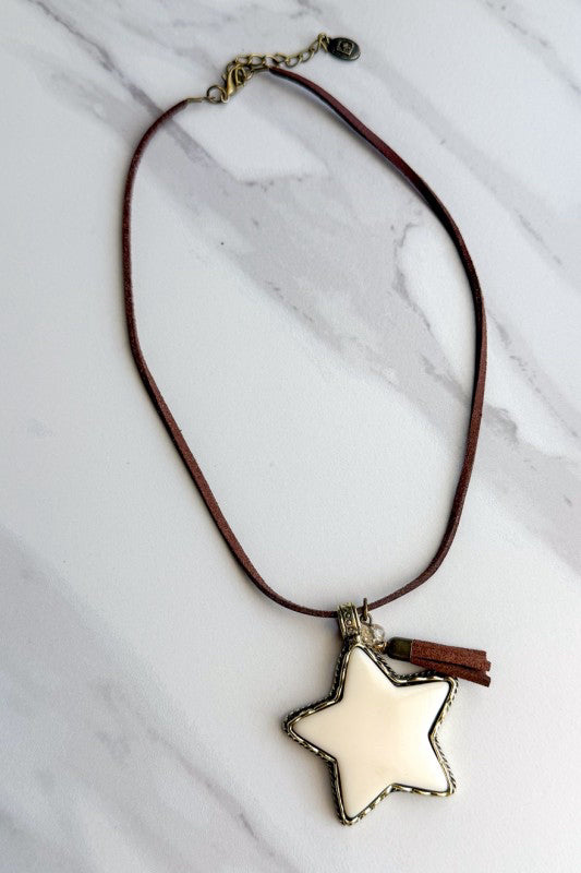 New DYLAN Brown Gold Necklace
