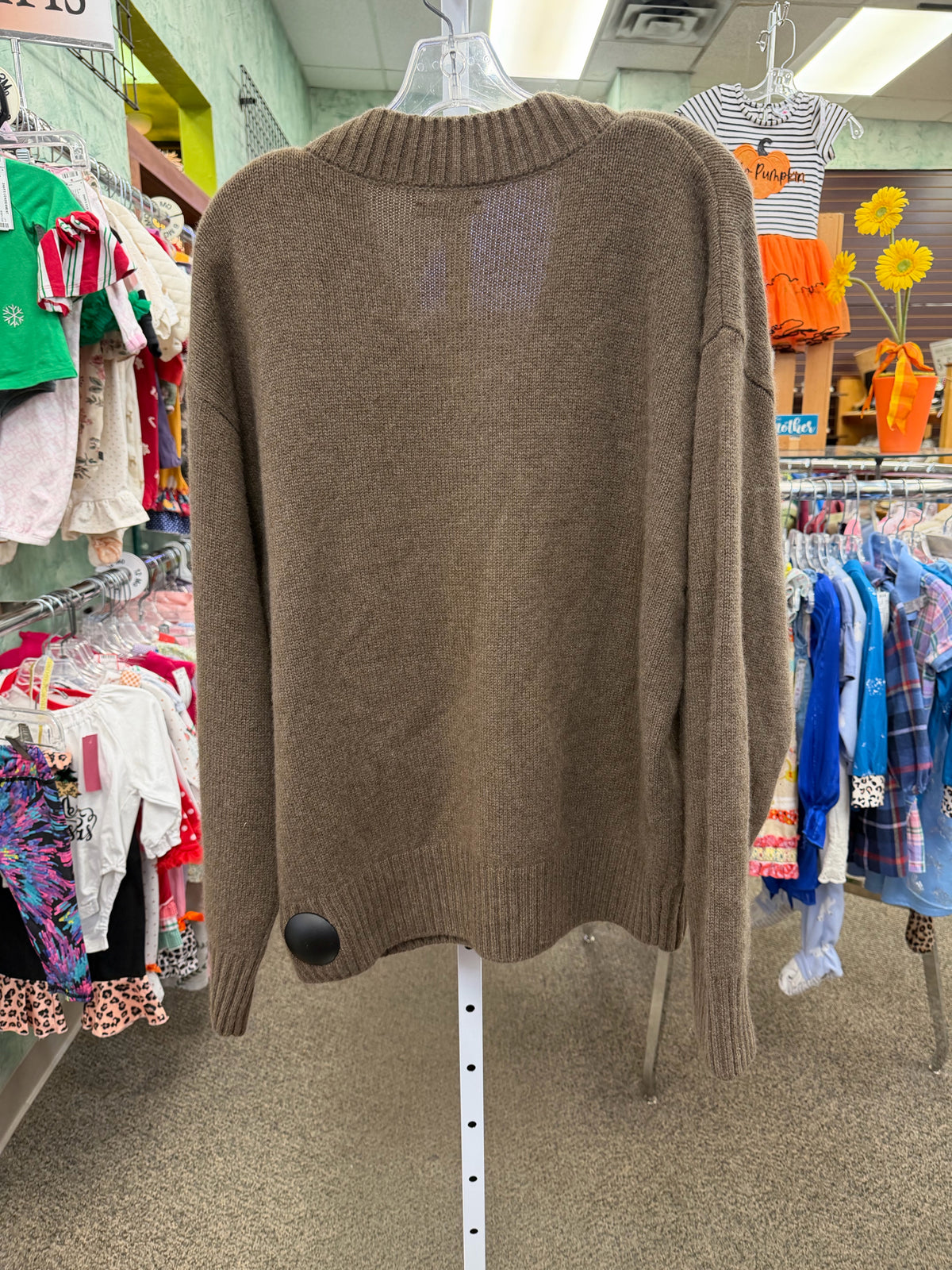 Pre-owned Reformation Brown Size: M Long Sleeve Designer Sweater