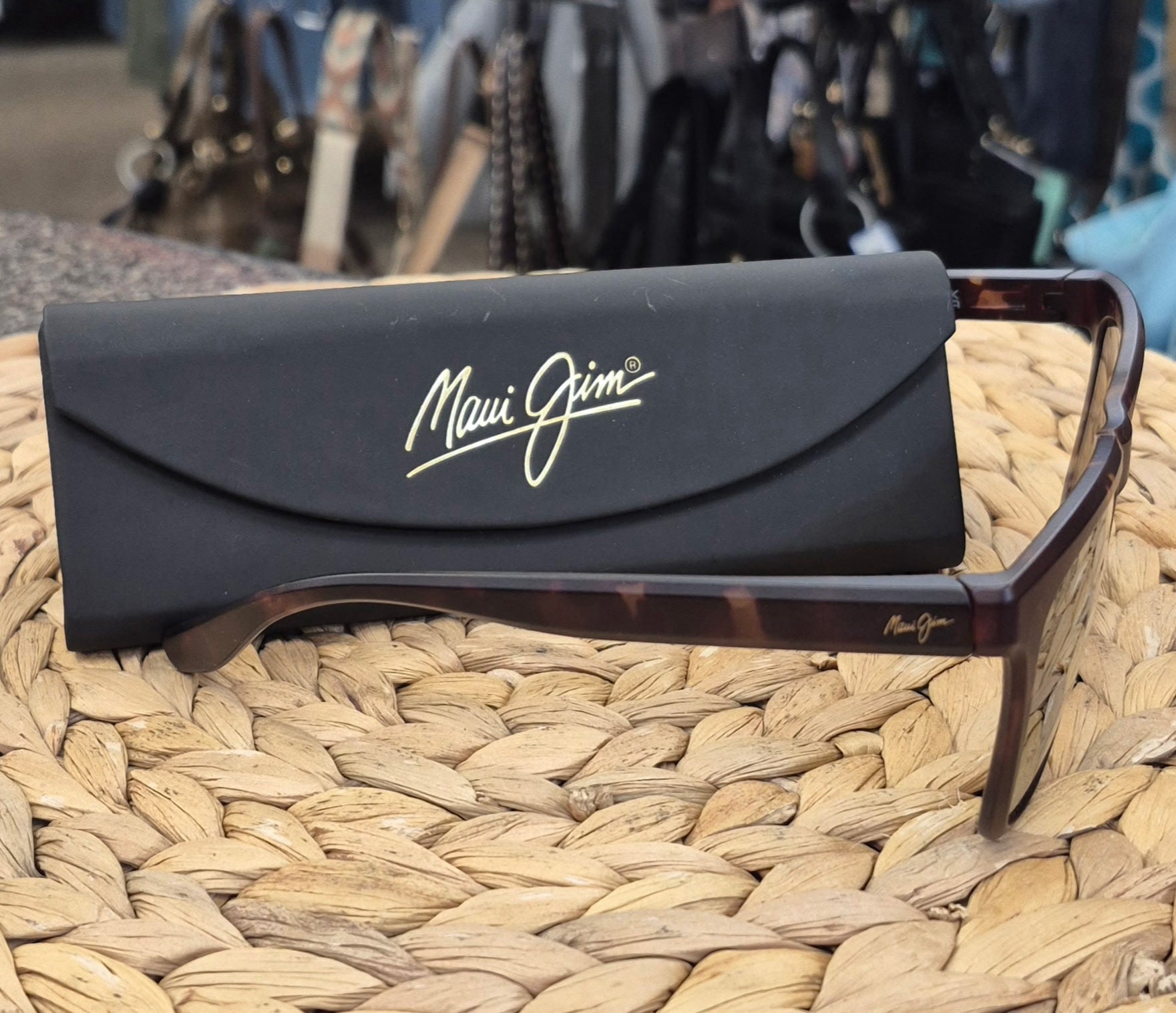 Pre-owned MAUI JIM Brown Light brown Designer Sunglasses