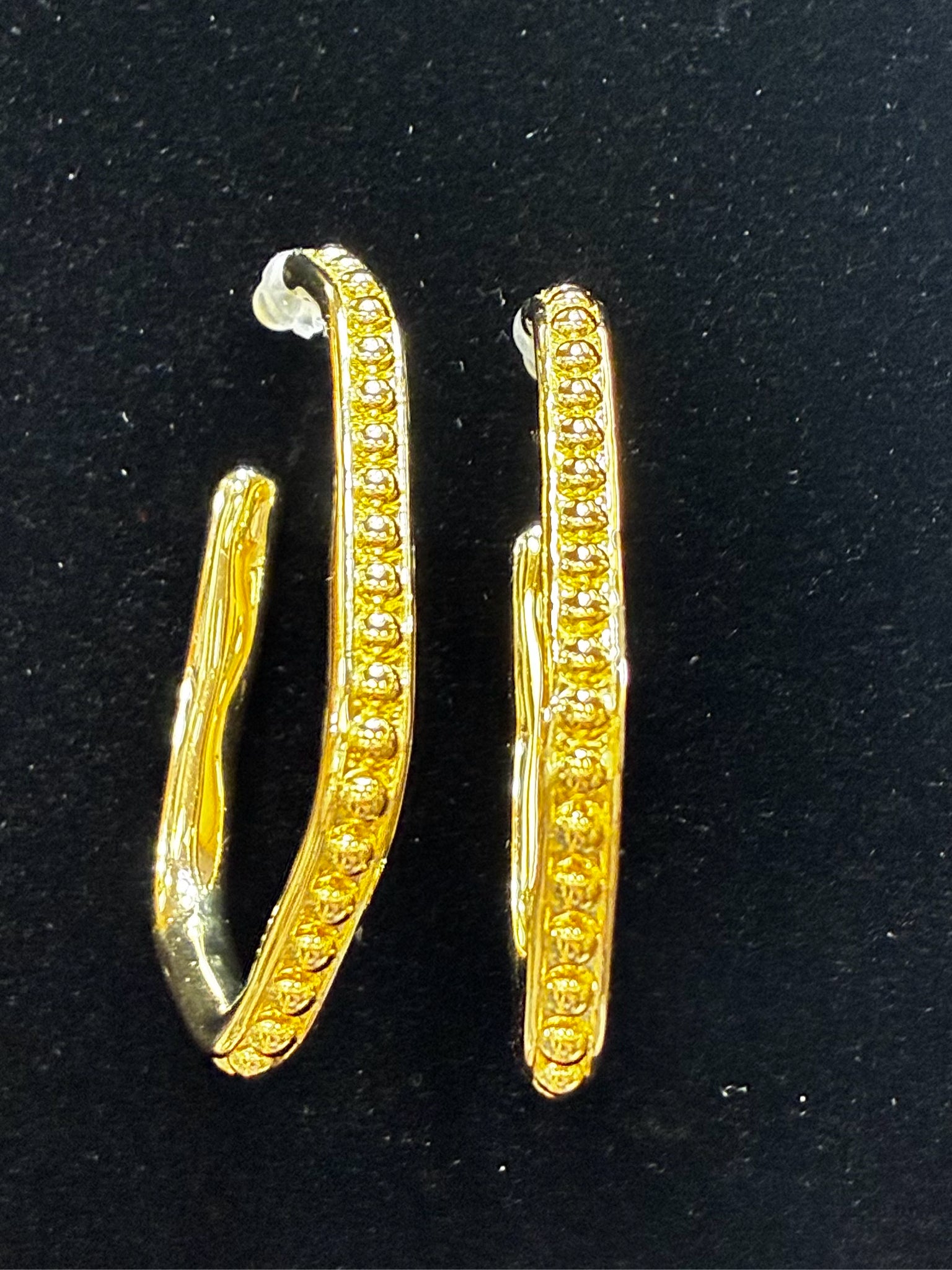 Pre-owned KENDRA SCOTT Gold Designer Earring