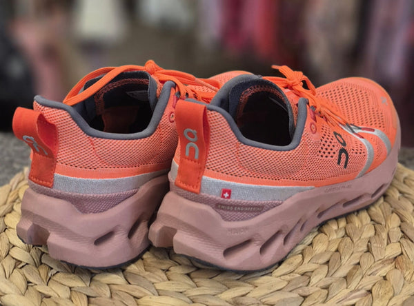 Pre-owned On Cloud Orange Dusty Pink Size 9 Designer Sneaker