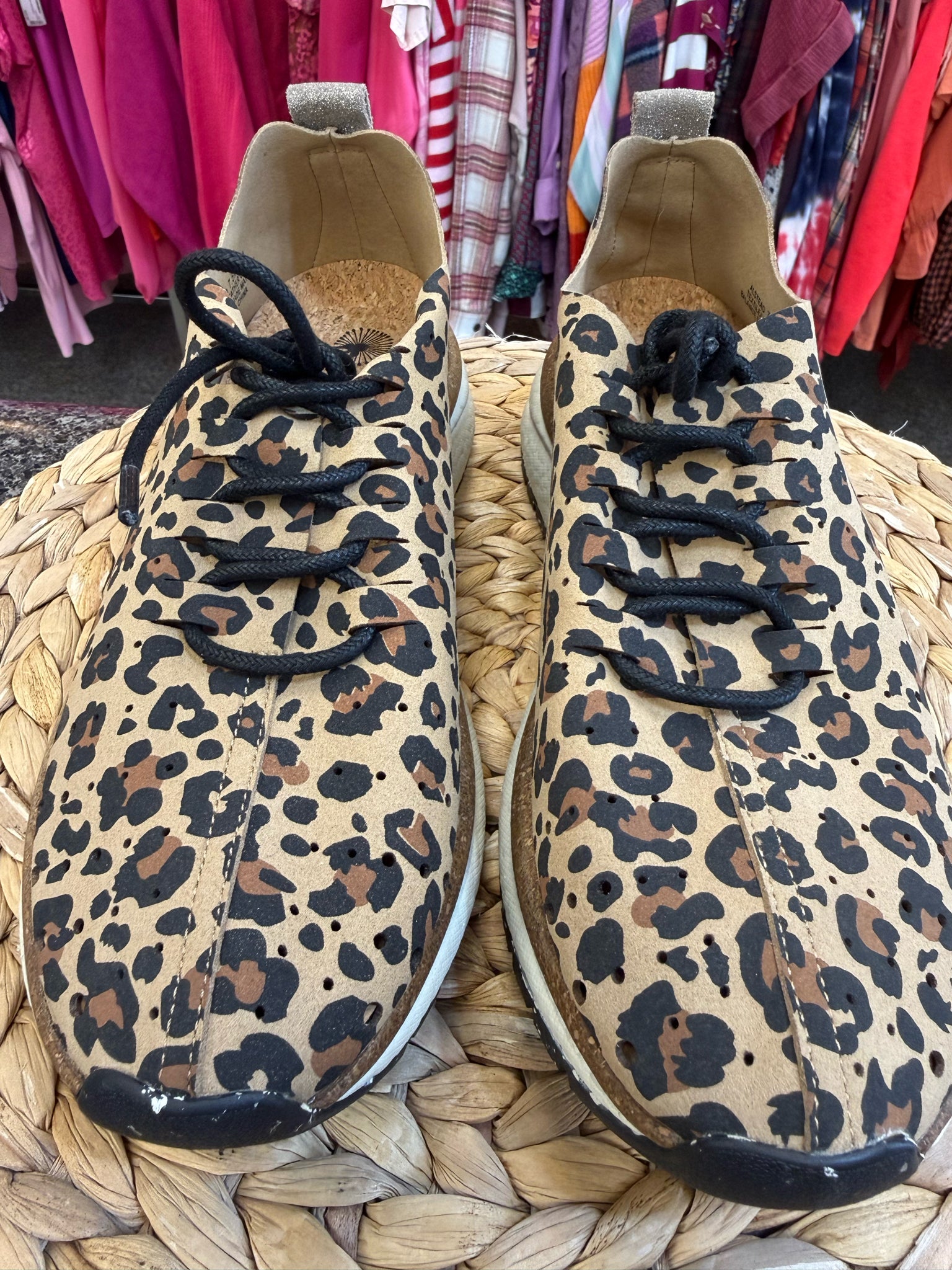 New with Tag OTBT Brown animal Size 7.5 Designer Sneaker