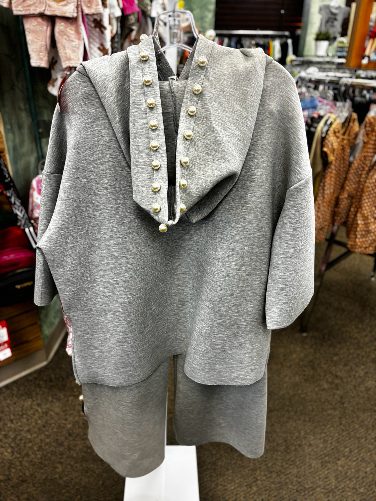 Pre-owned JOH Light gray blend Dr Size 12 PantSet
