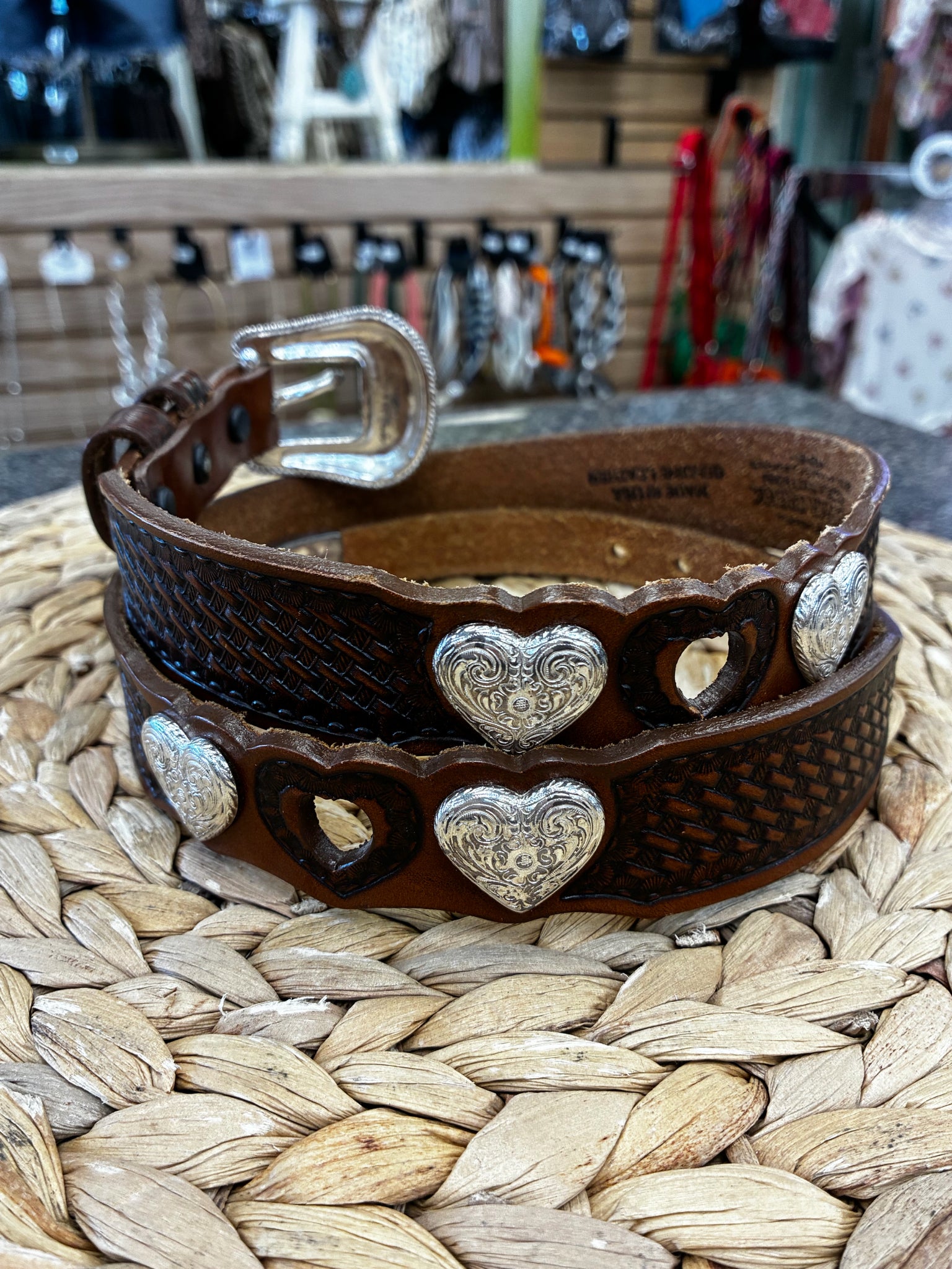 Pre-owned SILVER CREEK Brown Blouse Size S BELT