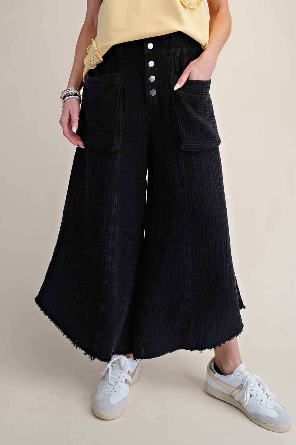 New EASEL Black Size Small Pants