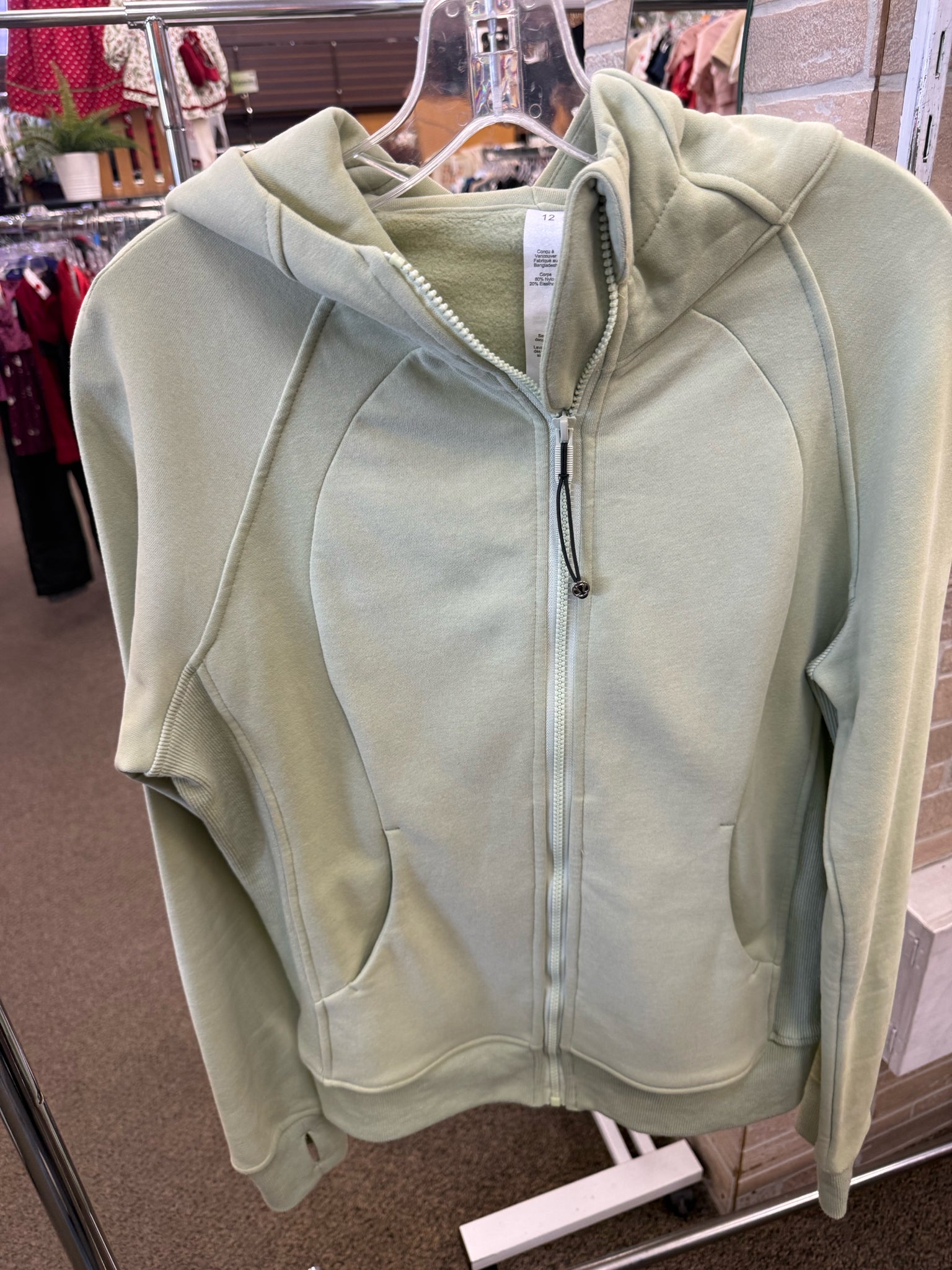 Pre-owned Lululemon Mint Size: XL Long Sleeve Designer Light Wt Jacket