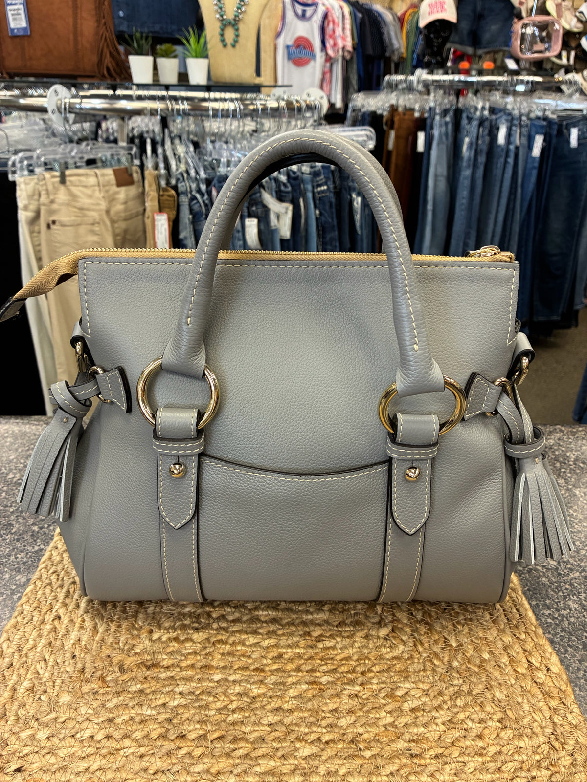 Pre-owned DOONEY&BOURKE Dusty blue Crossbody Designer Purse