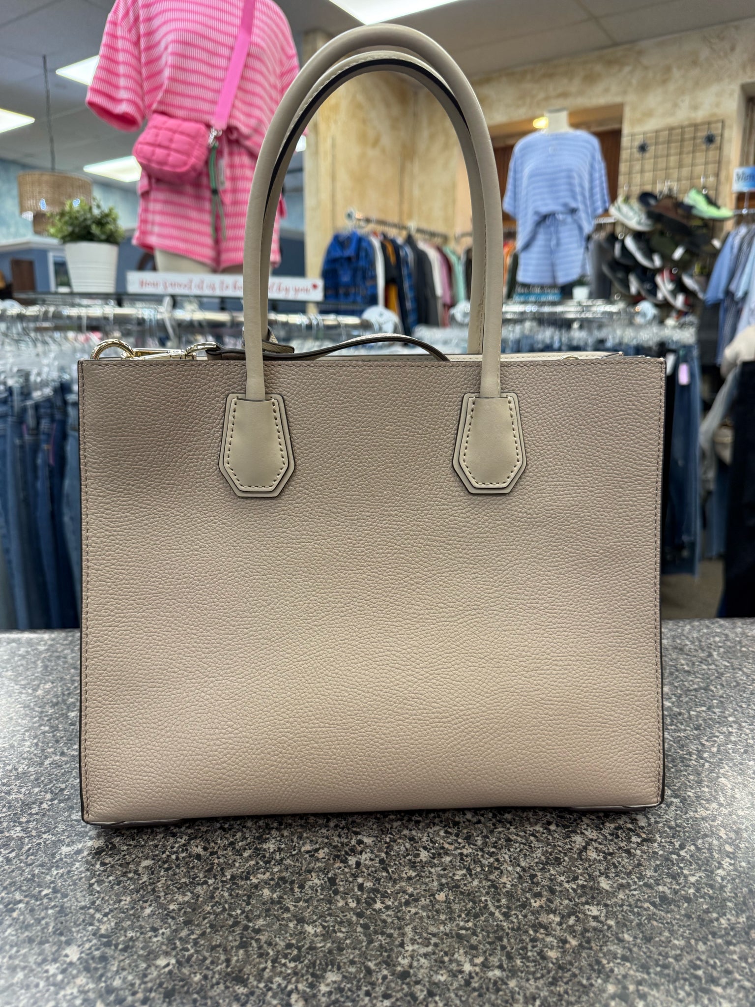 New  Without Tag MICHAEL KORS Tan Taupe Crossbody Designer Purse