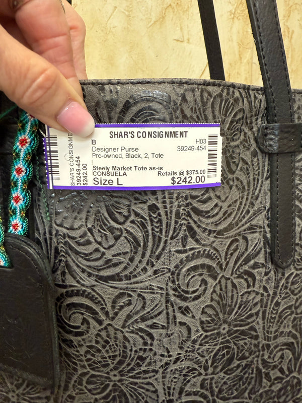 Pre-owned CONSUELA Black Tote Designer Purse