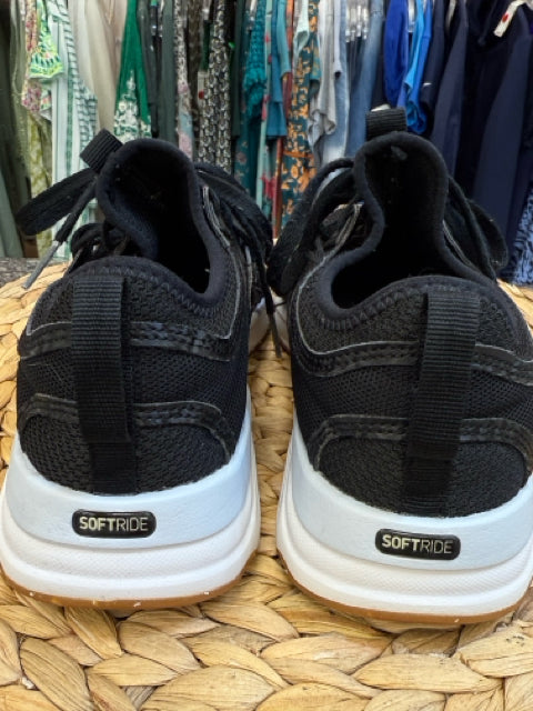 Pre-owned PUMA Black Yellow Trim Size 6 Sneaker