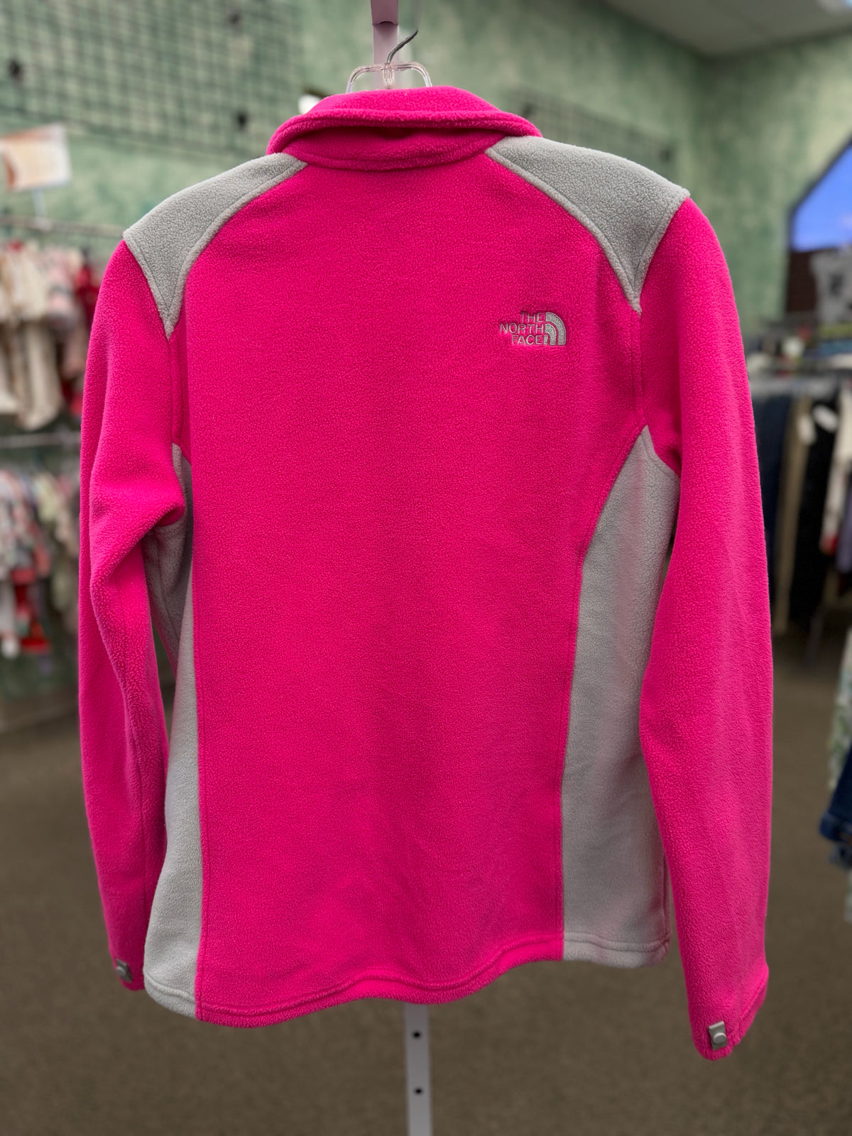 Pre-owned NORTH FACE Hot pink Light Gray Size: M Long Sleeve Light Wt Jacket