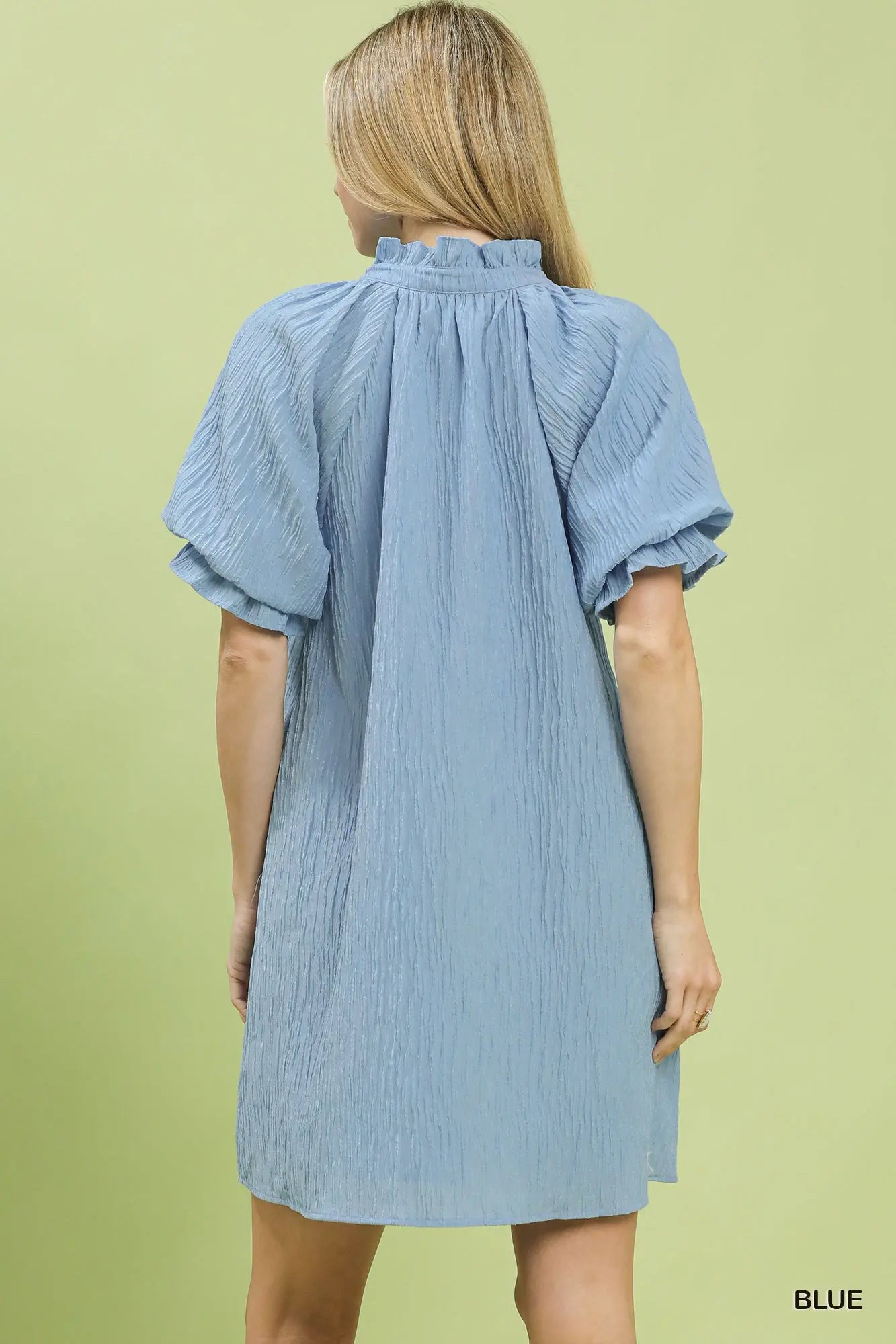 New UMGEE Dusty blue Size Small Short Sleeve Dress