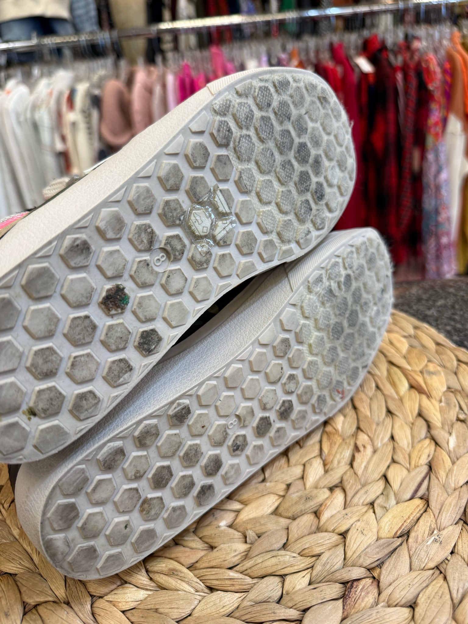 Pre-owned SHU SHOP Camouflage Black Trim Size 8 Sneaker