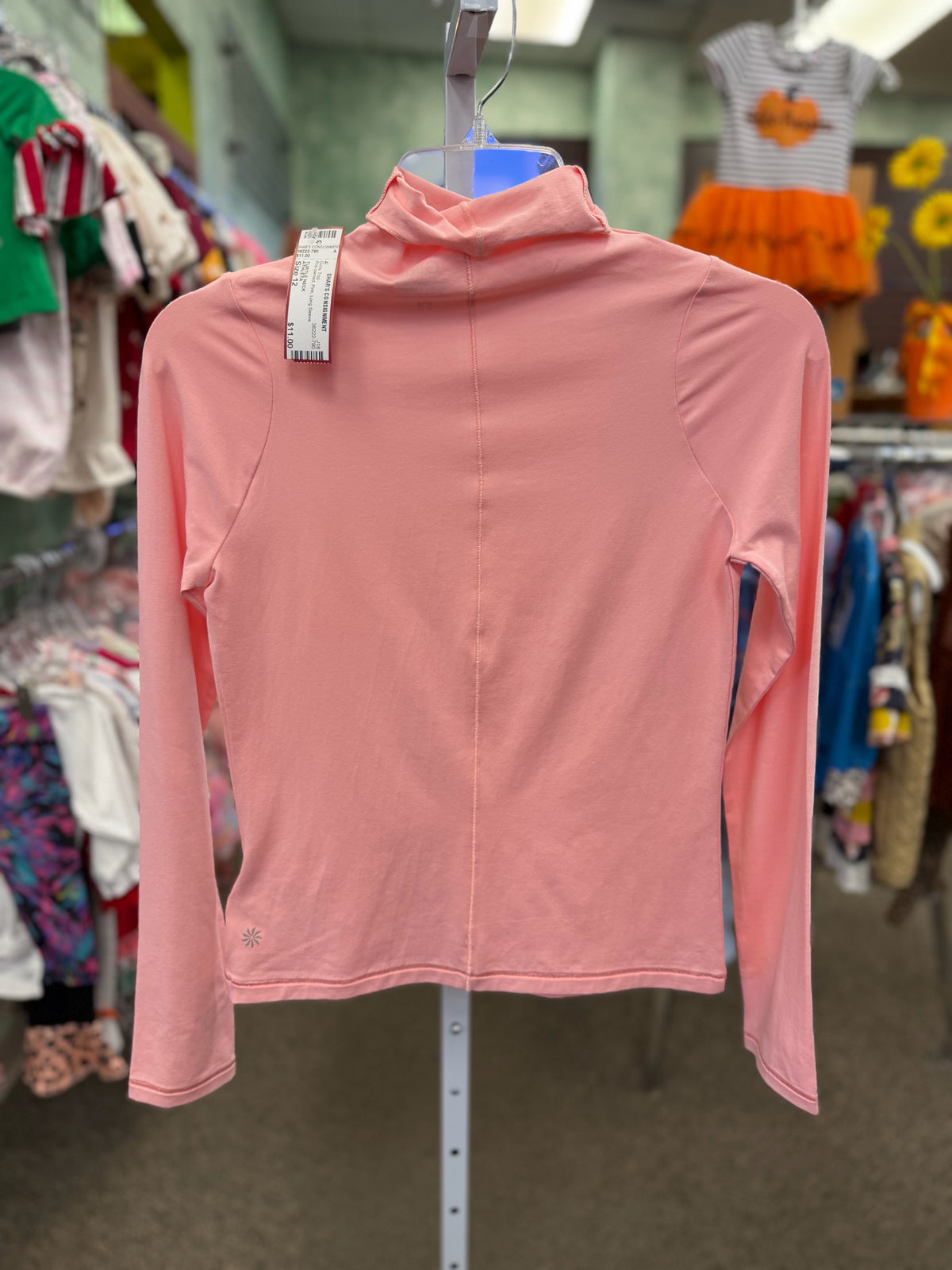 Pre-owned ATHLETA Pink Size 12 Long Sleeve Girls Top