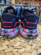 Pre-owned BROOKS Navy Multi Trim Size 8 Designer Sneaker
