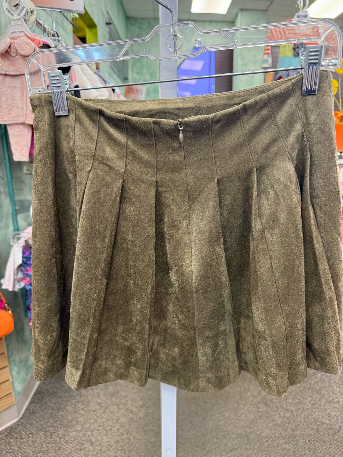 Pre-owned PROMESA Olive green Size 6 Skirt