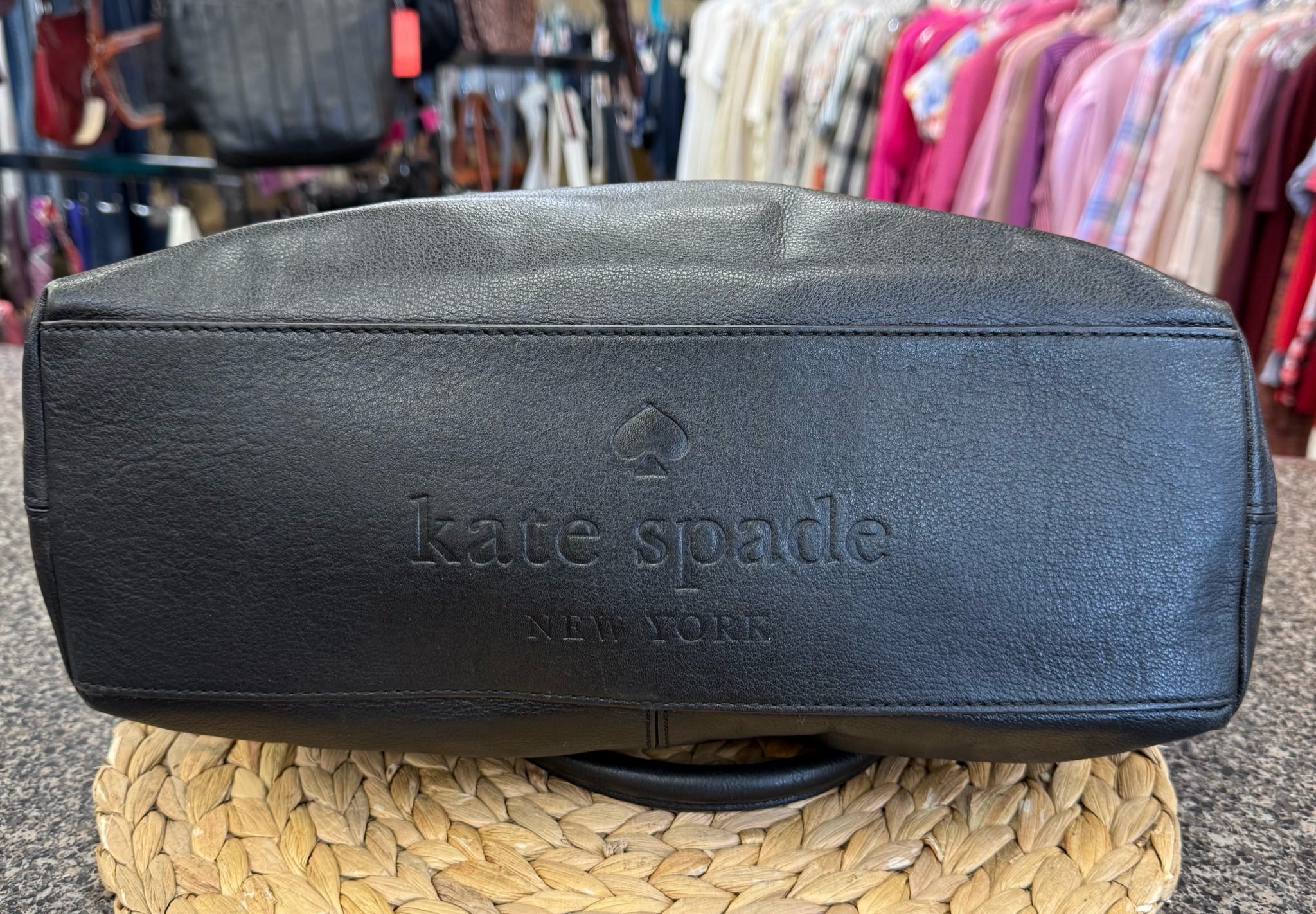 Pre-owned KATE SPADE Black Shoulder Designer Purse