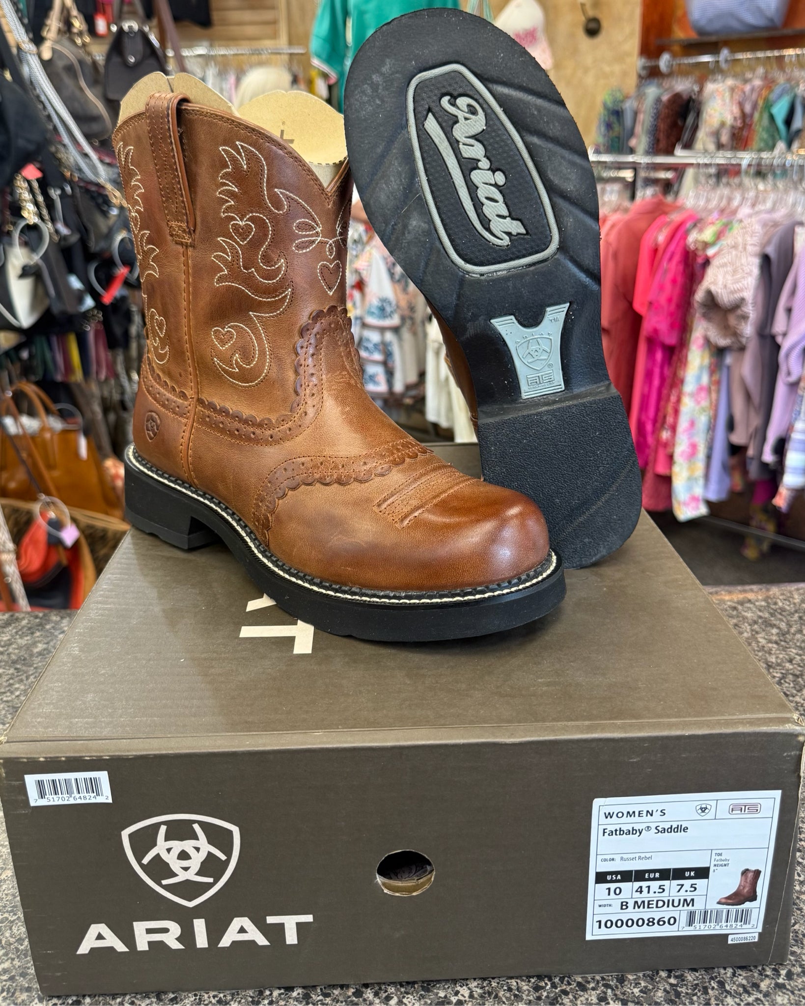 Pre-owned ARIAT Brown Size 10 Designer Boot