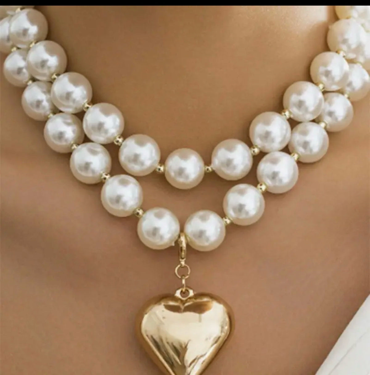 New Mccolin PEARL Gold Necklace