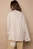 New POL Cream Size S Long Sleeve Blouse