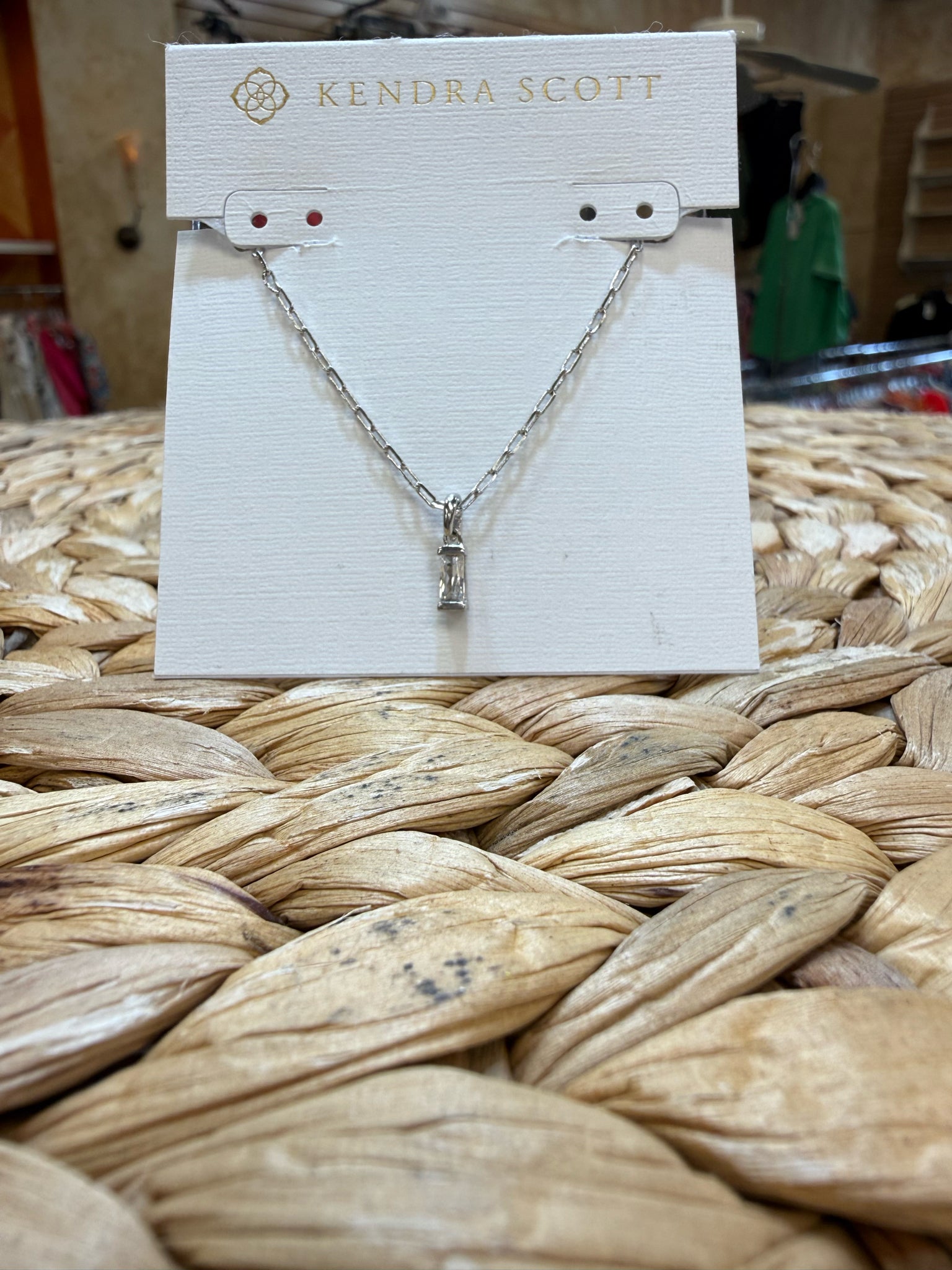 New with Tag KENDRA SCOTT Silver Designer Necklace Set