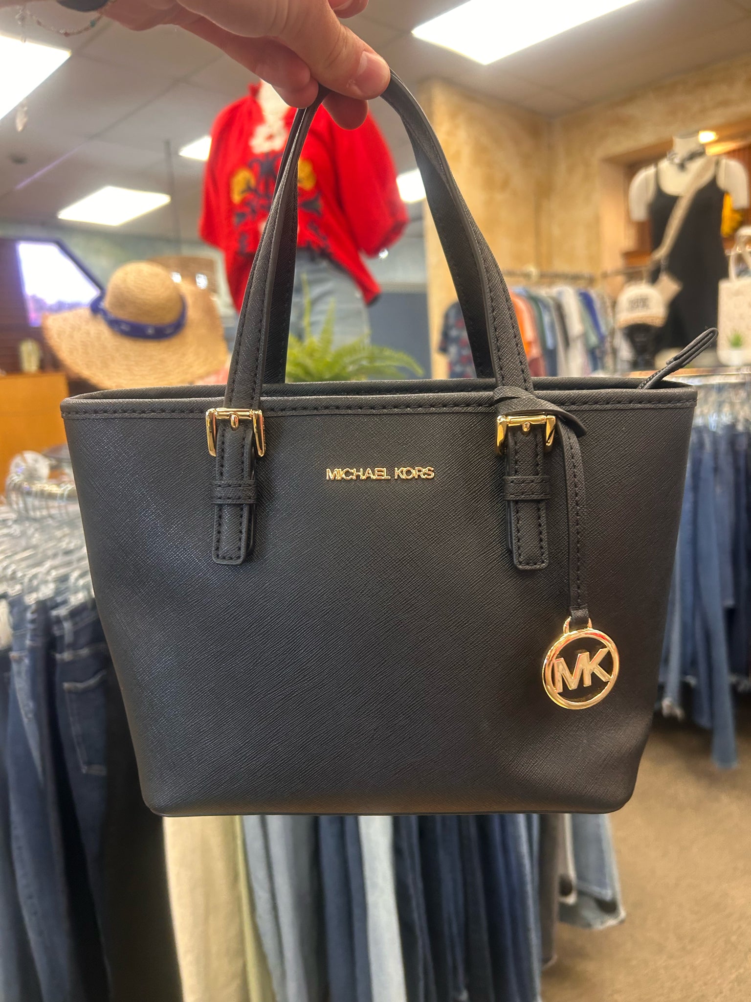 Pre-owned MICHAEL KORS Black Crossbody Designer Purse