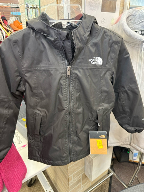 New with Tag NORTH FACE Black Size 5 Girls Jacket