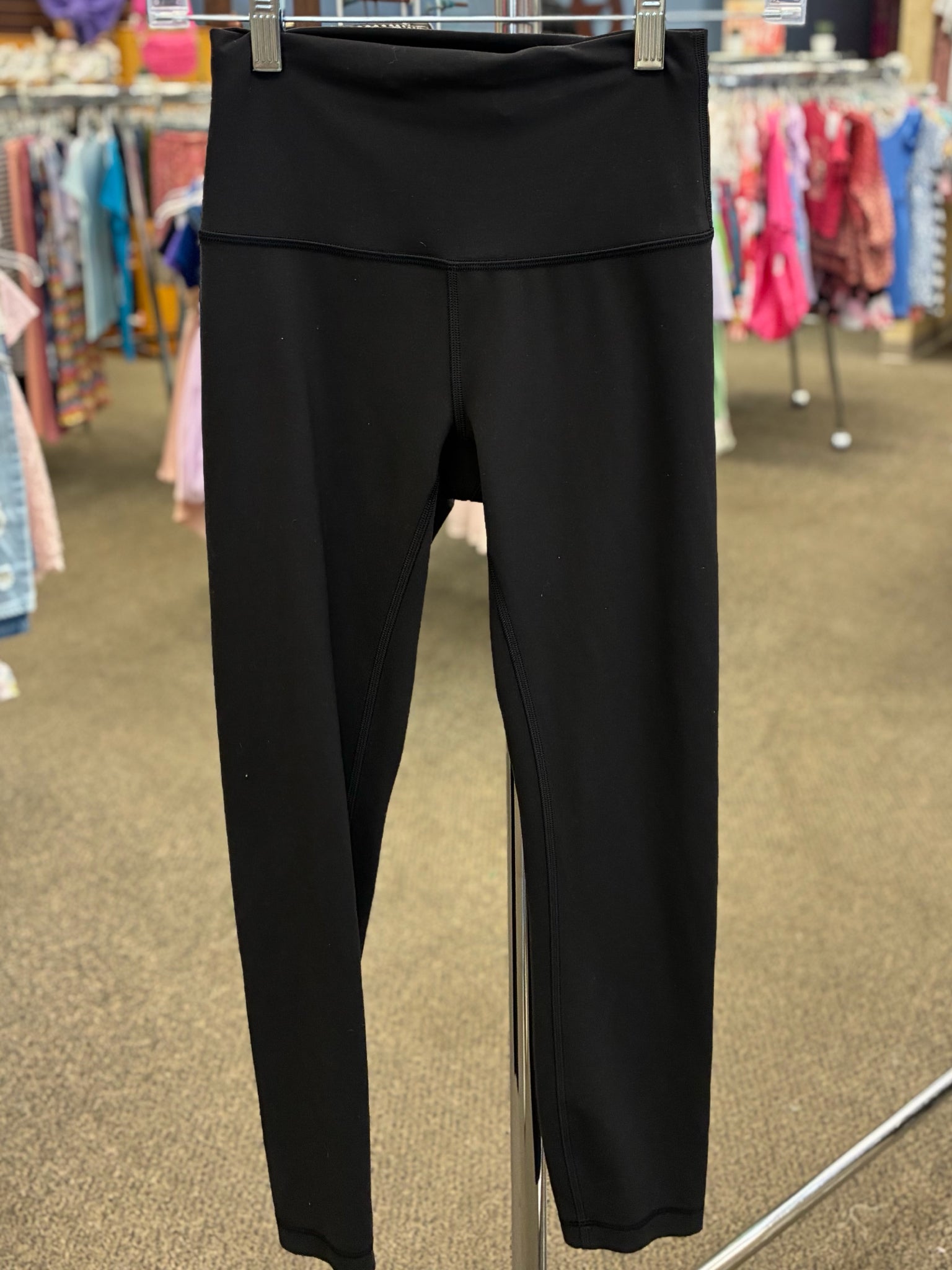 Pre-owned Lululemon Black Size: 4 Designer Legging