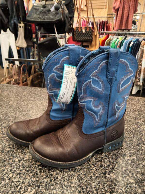 Pre-owned ROPER Dark blue Brown C-SIZE 11 Boys Boots