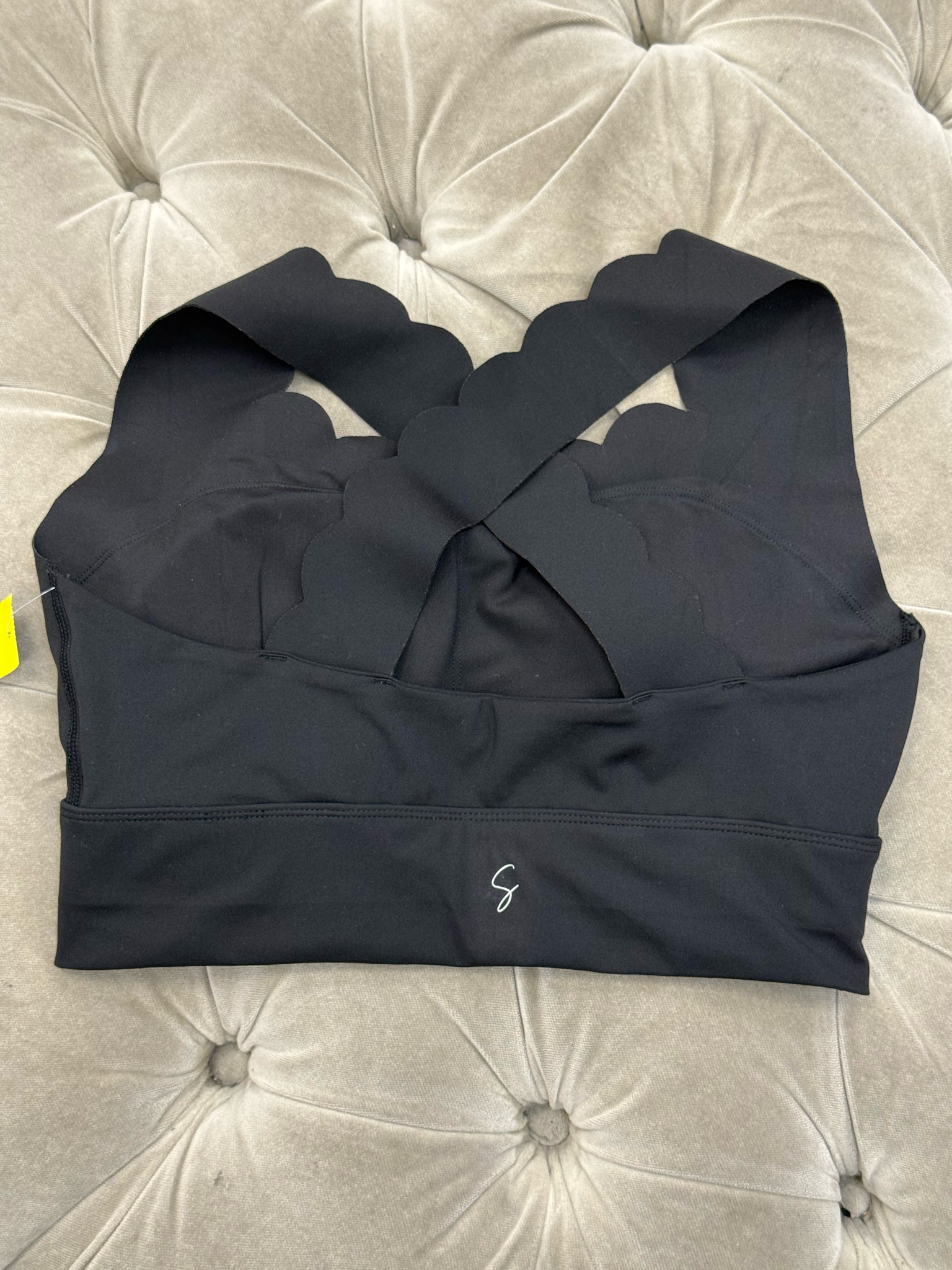 Pre-owned SSYS Black Size L Sports Bra