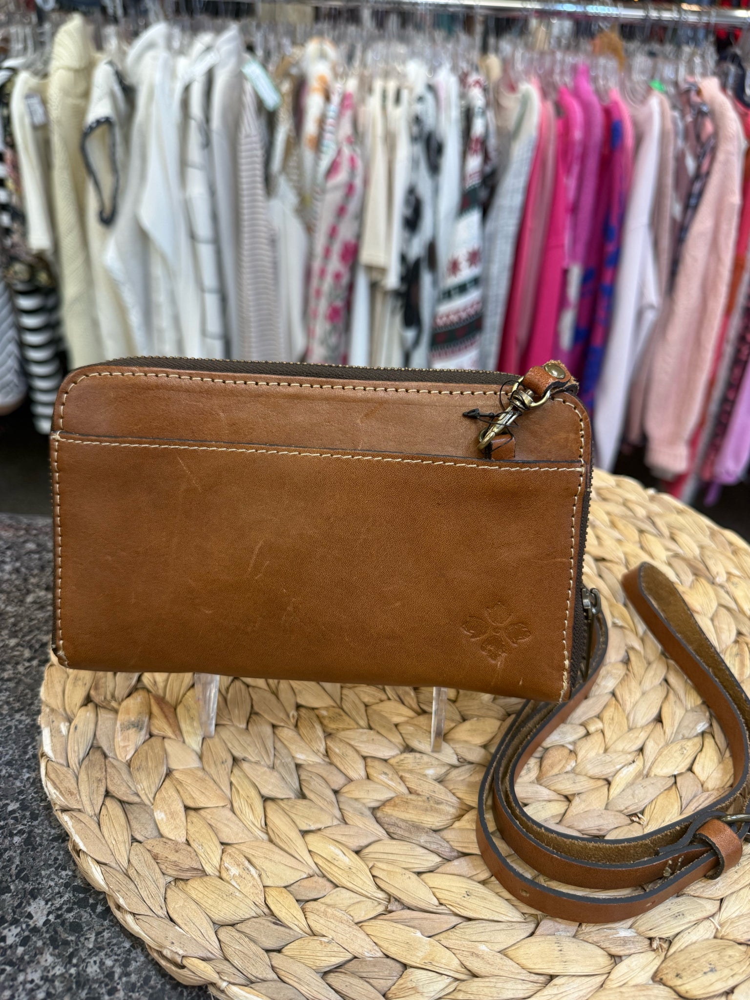 Pre-owned PATRICIA NASH Light brown WALLET SIZE Large Wallet