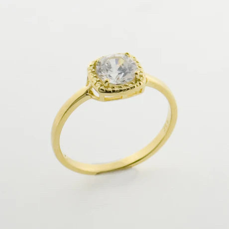 New Sterling Silver 14k gold STERLING SILVER Ring Size 6 Ring