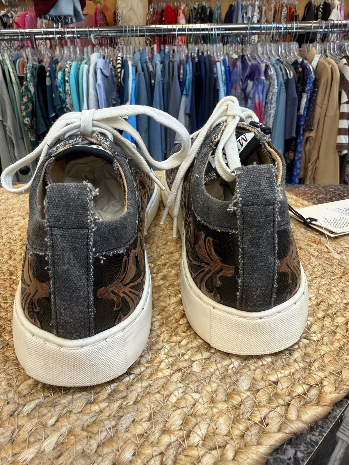 New with Tag Myra Bag Leopard Black Trim Size 8.5 Sneaker