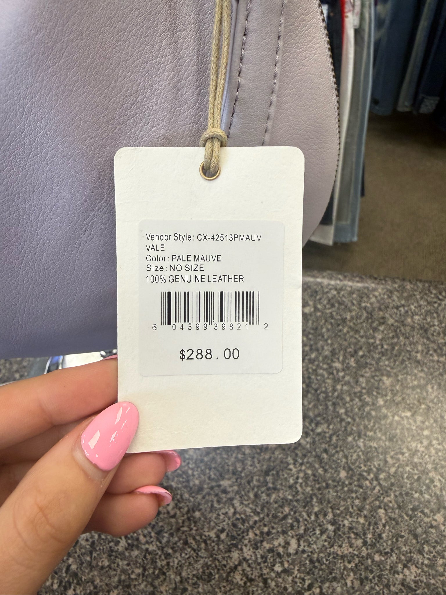 New with Tag HOBO Light Lavender Crossbody Designer Purse