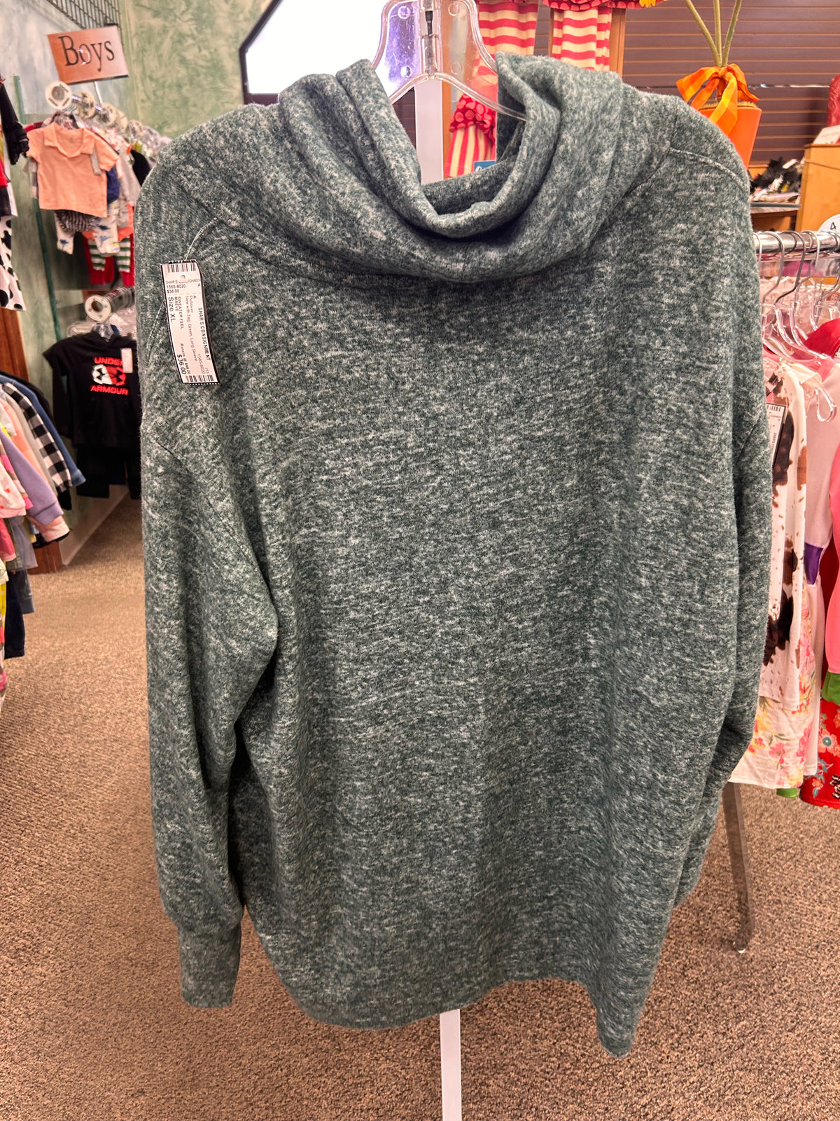 New with Tag MAEVE Green Size XL Long Sleeve Pullover